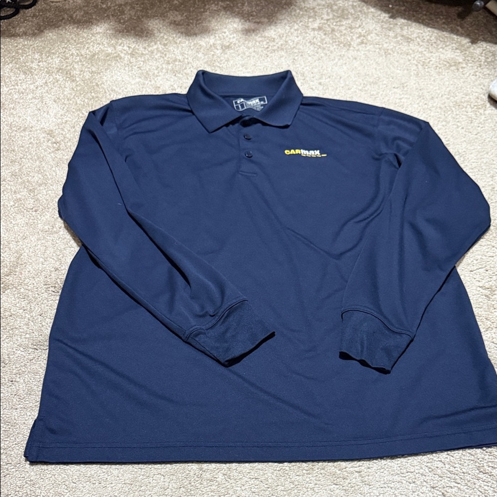 Carmax Large Men's Dark Blue Polo